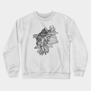 sunflower line draw Crewneck Sweatshirt